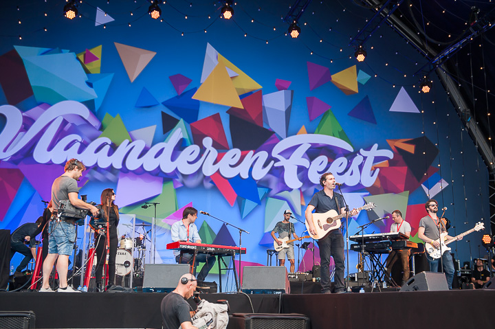 Repetities Vlaanderen Feest 2017 @ Grote Markt Antwerpen, foto 66, foto's door Goele Bormans - FrontView Magazine