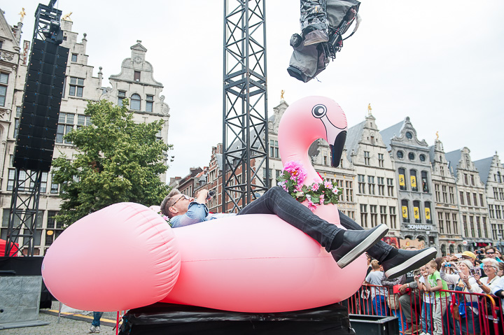 Repetities Vlaanderen Feest 2017 @ Grote Markt Antwerpen, foto 68, foto's door Goele Bormans - FrontView Magazine