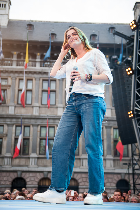 Repetities Vlaanderen Feest 2017 @ Grote Markt Antwerpen, foto 97, foto's door Goele Bormans - FrontView Magazine