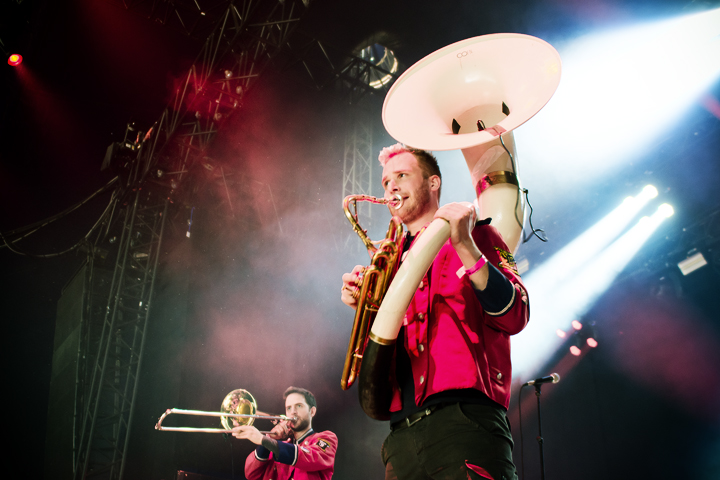 Meute @ Dour Festival 2017, picture 7, photographed by Magali Decamps - FrontView Magazine