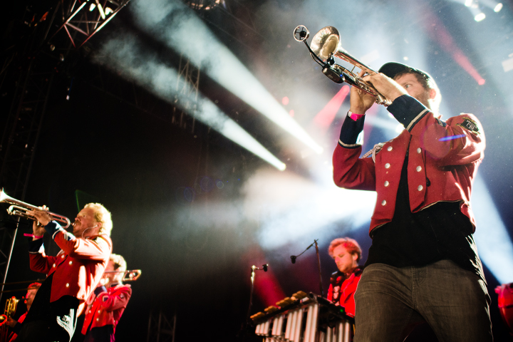Meute @ Dour Festival 2017, picture 8, photographed by Magali Decamps - FrontView Magazine