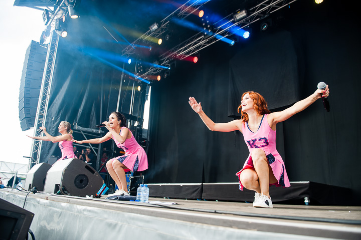 K3 @ Midsummerfest Wommelgem, foto 7, foto's door Dimitri Vanlommel - FrontView Magazine