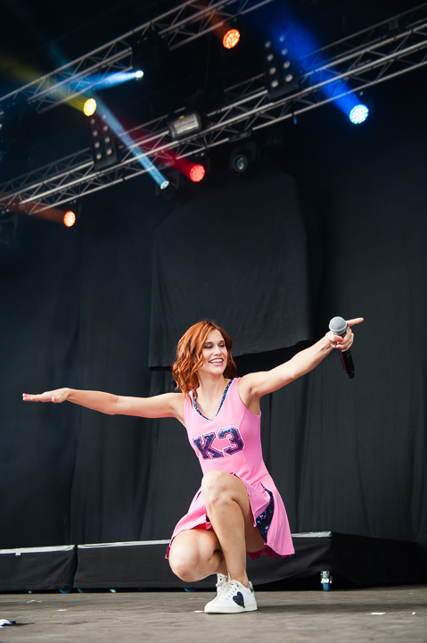 K3 @ Midsummerfest Wommelgem, foto 8, foto's door Dimitri Vanlommel - FrontView Magazine