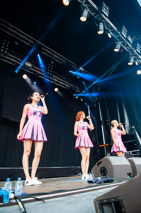 K3 @ Midsummerfest Wommelgem, foto 11, foto's door Dimitri Vanlommel - FrontView Magazine