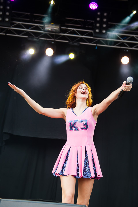 K3 @ Midsummerfest Wommelgem, foto 13, foto's door Dimitri Vanlommel - FrontView Magazine