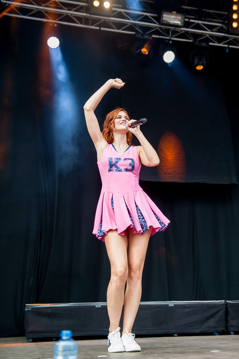 K3 @ Midsummerfest Wommelgem, foto 20, foto's door Dimitri Vanlommel - FrontView Magazine