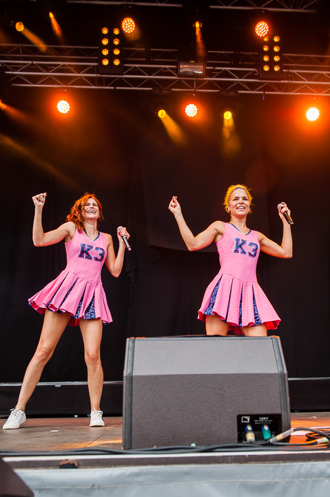 K3 @ Midsummerfest Wommelgem, foto 24, foto's door Dimitri Vanlommel - FrontView Magazine