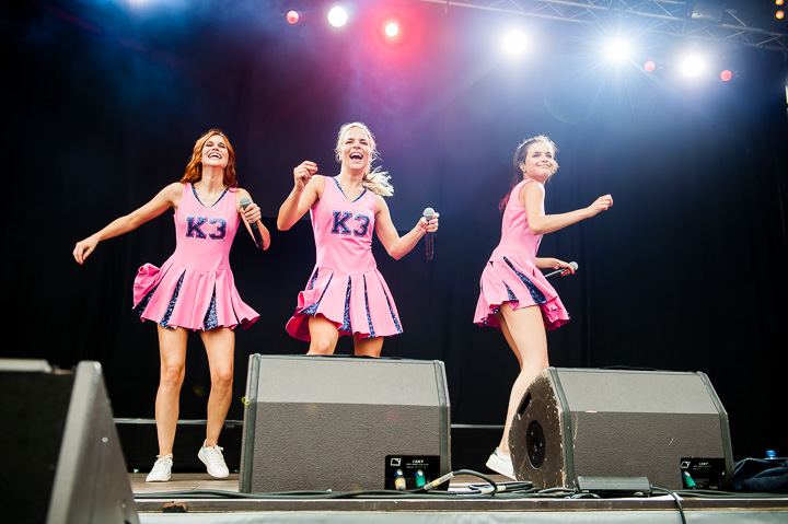 K3 @ Midsummerfest Wommelgem, foto 26, foto's door Dimitri Vanlommel - FrontView Magazine
