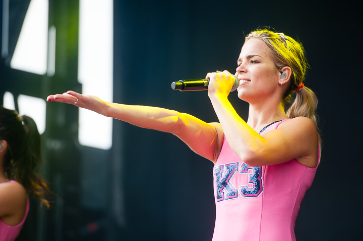 K3 @ Midsummerfest Wommelgem, foto 35, foto's door Dimitri Vanlommel - FrontView Magazine