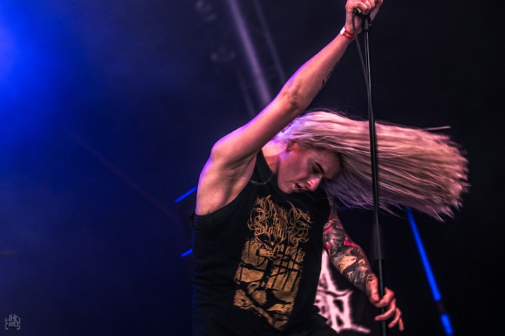 Venom Prison @ Ieper Hardcore Fest, picture 2, photographed by Luc Luyten - FrontView Magazine