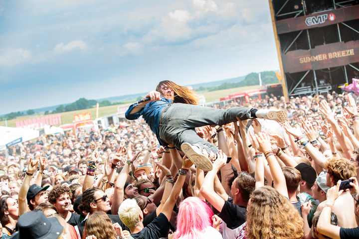While She Sleeps @ Summer Breeze 2017, picture 11, photographed by Dorien Goetschalckx - FrontView Magazine