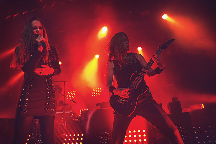 Epica @ Trix, foto 5, foto's door Jef Peeters - FrontView Magazine