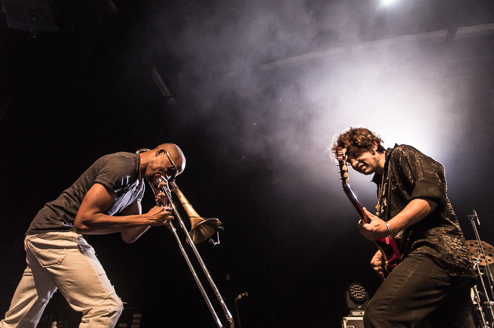 Trombone Shorty @ Het Depot, picture 1, photographed by Jan van Hecke - FrontView Magazine