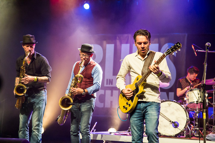 LITTLE STEVE & THE BIG BEAT (NL) @ Blues in Schoten, picture 3, photographed by Marc Verdonck - FrontView Magazine
