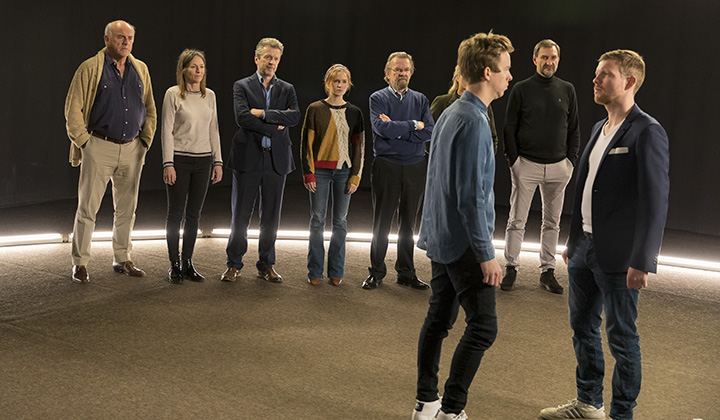 Opname trailer musical 40-45 @ Studio100, picture 7, photographed by dirk janssens - FrontView Magazine