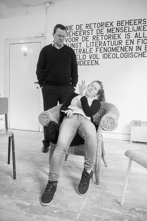 Repetitie Duivelsengel @ Theater Het Klokhuis, picture 5, photographed by Goele Bormans - FrontView Magazine