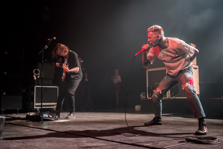 Frank Carter & The Rattlesnakes @ Ancienne Belgique, foto 3, foto's door Erwin Evrard - FrontView Magazine