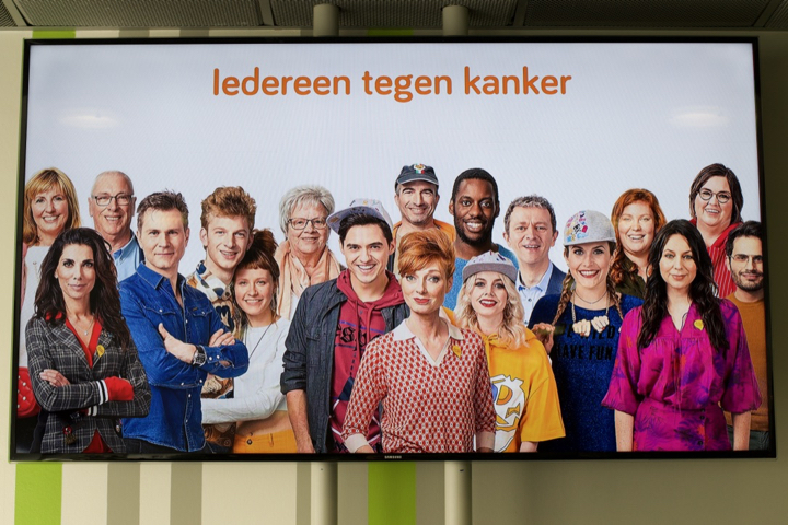 Iedereen tegen kanker! @ vrt, foto 1, foto's door Bart Baevegems - FrontView Magazine