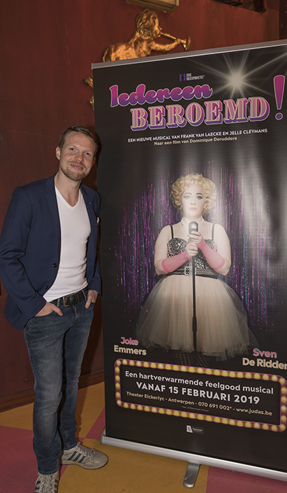 Hoofdrollen nieuwe musical "iedereen beroemd @ De gekke Haan Kallo, picture 8, photographed by dirk janssens - FrontView Magazine