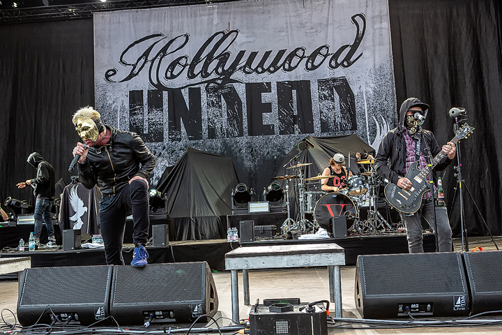 Hollywood Undead @ Rock Am Ring 2018, foto 1, foto's door Edwin Houdevelt - FrontView Magazine