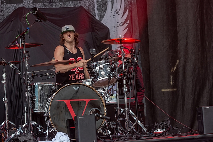 Hollywood Undead @ Rock Am Ring 2018, foto 22, foto's door Edwin Houdevelt - FrontView Magazine