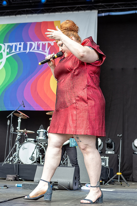 Beth Ditto @ Rock Am Ring 2018, picture 6, photographed by Edwin Houdevelt - FrontView Magazine