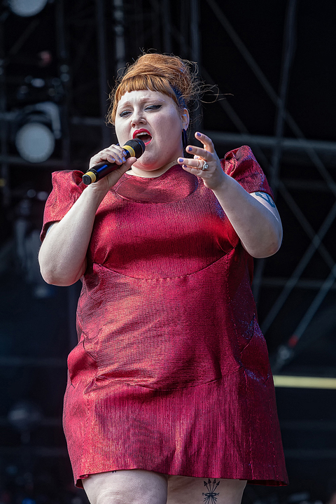 Beth Ditto @ Rock Am Ring 2018, picture 11, photographed by Edwin Houdevelt - FrontView Magazine