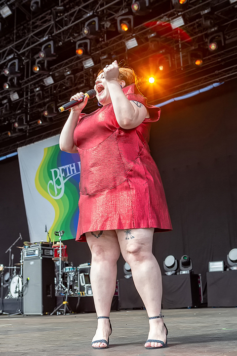 Beth Ditto @ Rock Am Ring 2018, picture 18, photographed by Edwin Houdevelt - FrontView Magazine