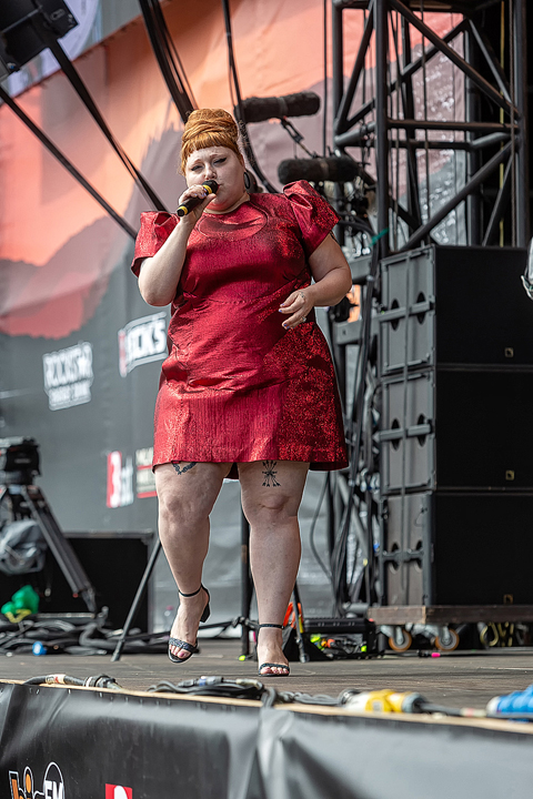 Beth Ditto @ Rock Am Ring 2018, picture 19, photographed by Edwin Houdevelt - FrontView Magazine