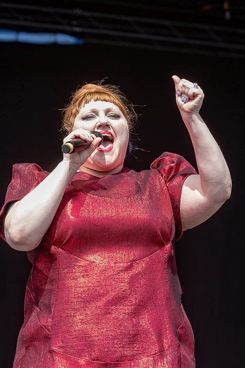 Beth Ditto @ Rock Am Ring 2018, picture 23, photographed by Edwin Houdevelt - FrontView Magazine