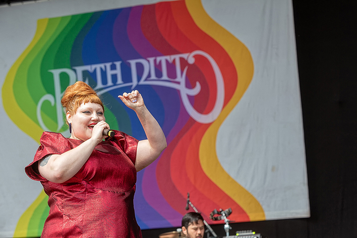Beth Ditto @ Rock Am Ring 2018, picture 27, photographed by Edwin Houdevelt - FrontView Magazine