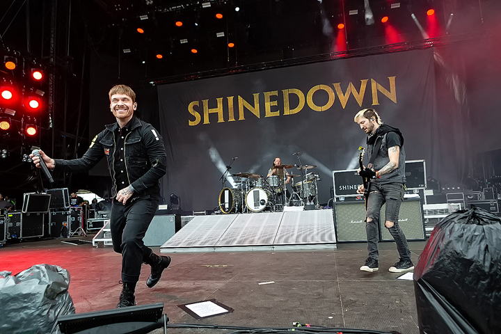 Shinedown @ Rock Am Ring 2018, picture 21, photographed by Edwin Houdevelt - FrontView Magazine
