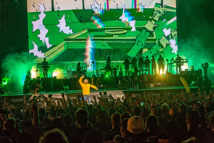 Gorillaz @ Rock Am Ring 2018, picture 1, photographed by Edwin Houdevelt - FrontView Magazine