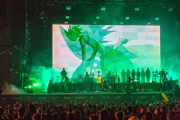 Gorillaz @ Rock Am Ring 2018, picture 19, photographed by Edwin Houdevelt - FrontView Magazine