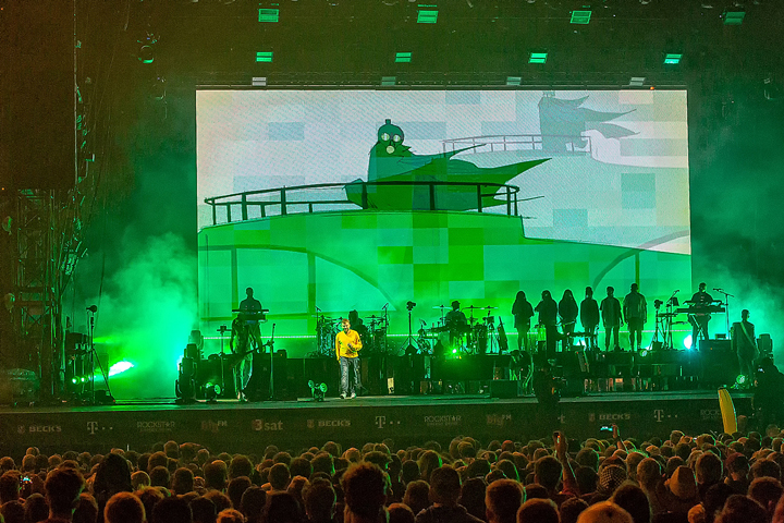 Gorillaz @ Rock Am Ring 2018, picture 20, photographed by Edwin Houdevelt - FrontView Magazine