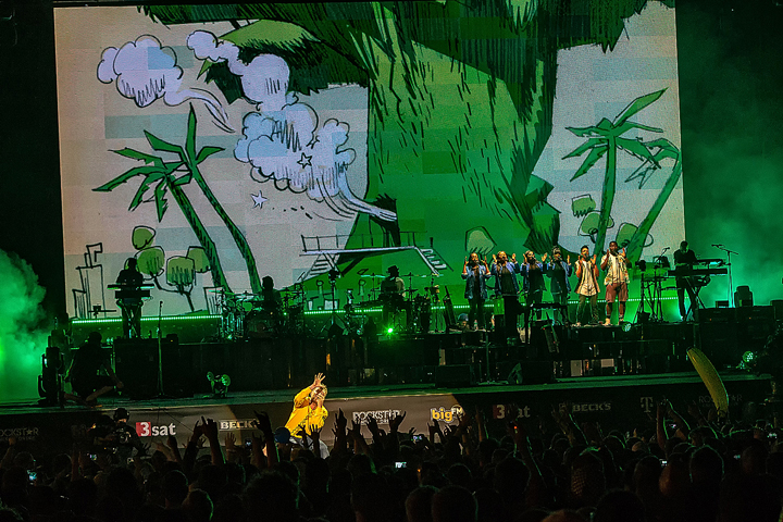 Gorillaz @ Rock Am Ring 2018, picture 25, photographed by Edwin Houdevelt - FrontView Magazine