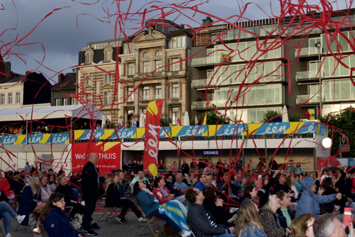 Thuis-finale op groot scherm @ Antwerpen, foto 27, foto's door Bart Baevegems - FrontView Magazine