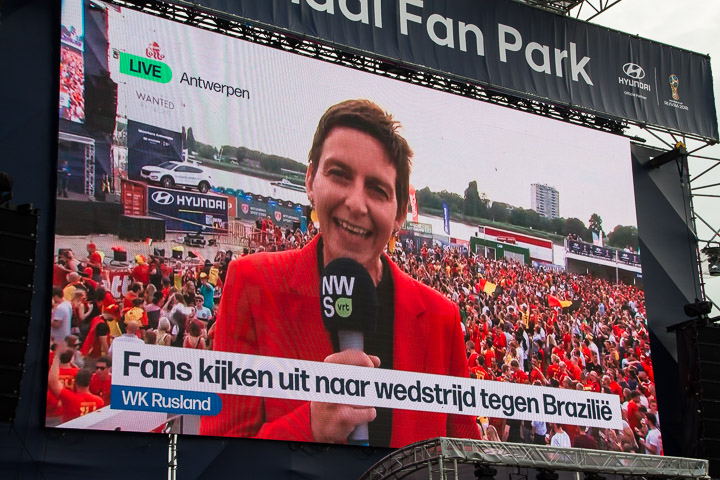Sfeerbeelden Brazilië-Belgie @ Huyndai Fan Park Antwerpen, picture 2, photographed by Marc Verdonck - FrontView Magazine