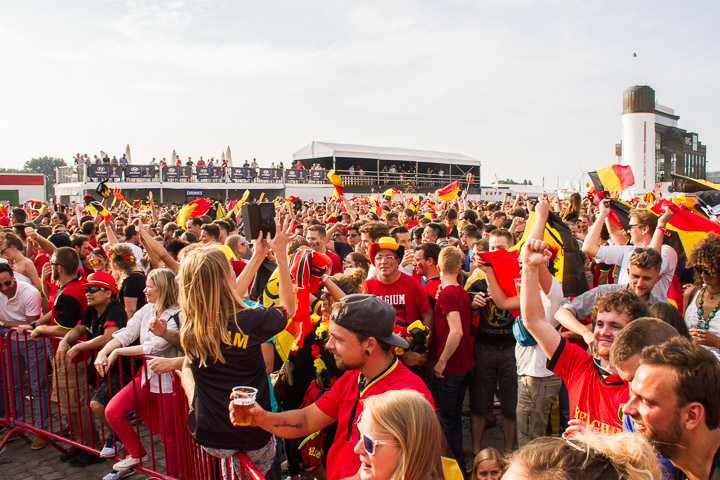 Sfeerbeelden Brazilië-Belgie @ Huyndai Fan Park Antwerpen, picture 6, photographed by Marc Verdonck - FrontView Magazine