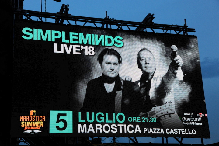 Simple Minds@ Marostica @ Marostica, picture 2, photographed by Peter Minnebo - FrontView Magazine