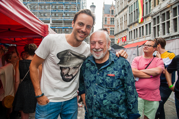 11 juli-viering repetities & backstagebeelden @ Grote Markt Antwerpen, picture 2, photographed by Dimitri Vanlommel - FrontView Magazine