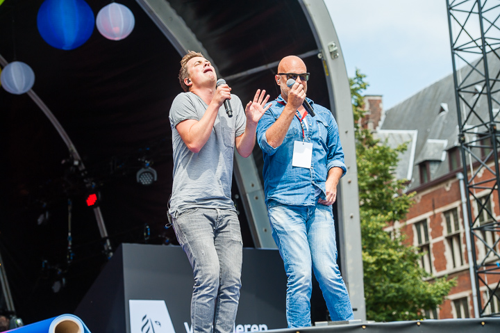 11 juli-viering repetities & backstagebeelden @ Grote Markt Antwerpen, picture 29, photographed by Dimitri Vanlommel - FrontView Magazine