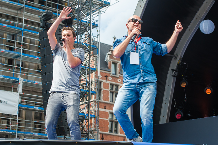 11 juli-viering repetities & backstagebeelden @ Grote Markt Antwerpen, picture 33, photographed by Dimitri Vanlommel - FrontView Magazine