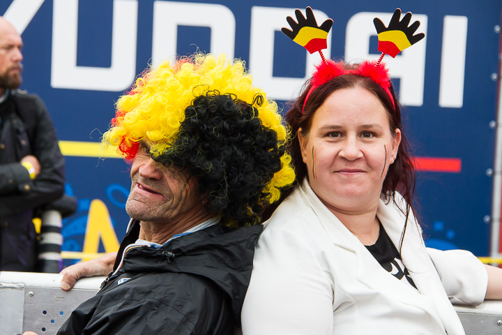 Sfeerbeelden Frankrijk-Belgie @ Huyndai Fan Park Antwerpen, picture 2, photographed by Marc Verdonck - FrontView Magazine