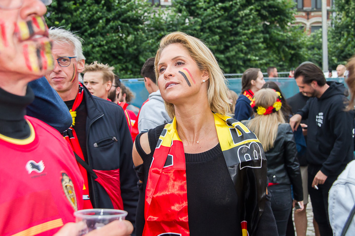 Sfeerbeelden Frankrijk-Belgie @ Huyndai Fan Park Antwerpen, picture 5, photographed by Marc Verdonck - FrontView Magazine