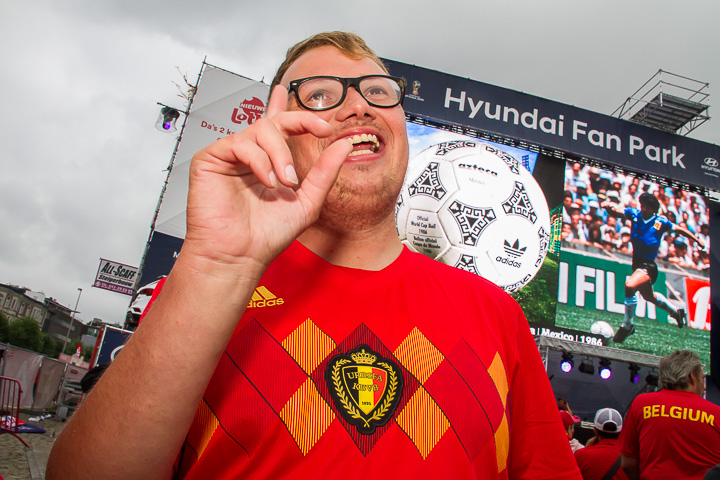 Sfeerbeelden Frankrijk-Belgie @ Huyndai Fan Park Antwerpen, picture 7, photographed by Marc Verdonck - FrontView Magazine