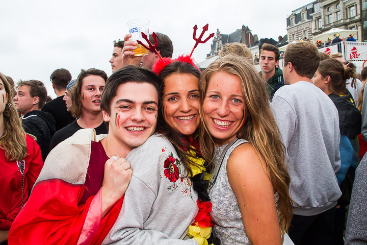 Sfeerbeelden Frankrijk-Belgie @ Huyndai Fan Park Antwerpen, picture 8, photographed by Marc Verdonck - FrontView Magazine
