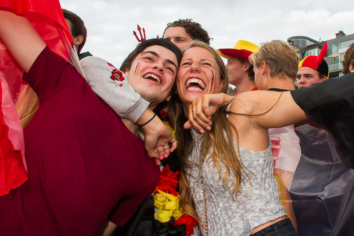 Sfeerbeelden Frankrijk-Belgie @ Huyndai Fan Park Antwerpen, picture 12, photographed by Marc Verdonck - FrontView Magazine