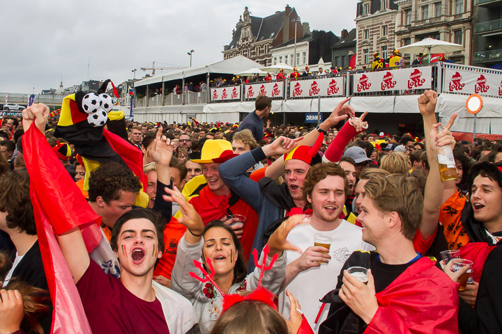 Sfeerbeelden Frankrijk-Belgie @ Huyndai Fan Park Antwerpen, picture 14, photographed by Marc Verdonck - FrontView Magazine