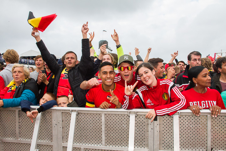 Sfeerbeelden Frankrijk-Belgie @ Huyndai Fan Park Antwerpen, picture 16, photographed by Marc Verdonck - FrontView Magazine